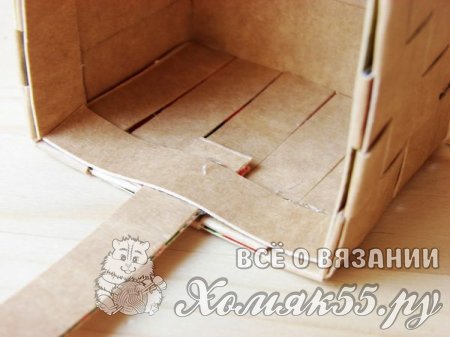 Корзинка из картона