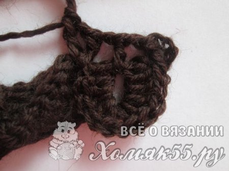 Митенки вязаные крючком