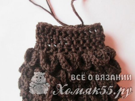 Митенки вязаные крючком