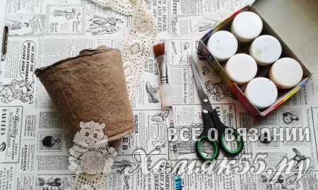 Корзинка для пасхальных яиц «Подсолнух»