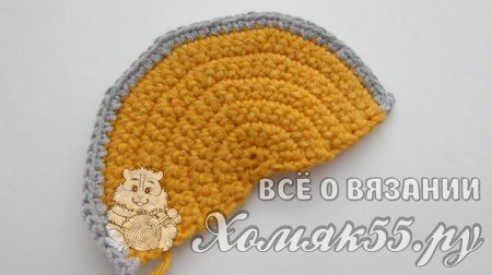 Шарфик «Жираф» крючком