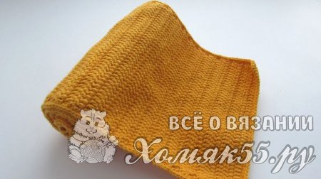 Шарфик «Жираф» крючком
