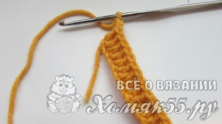 Шарфик «Жираф» крючком