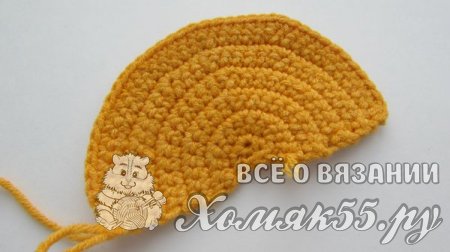 Шарфик «Жираф» крючком