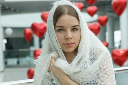 Пуховая шаль – пушистое чудо