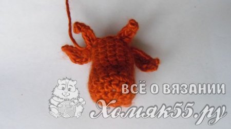 Вязаная корова крючком