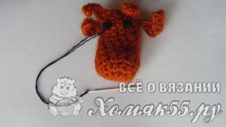 Вязаная корова крючком