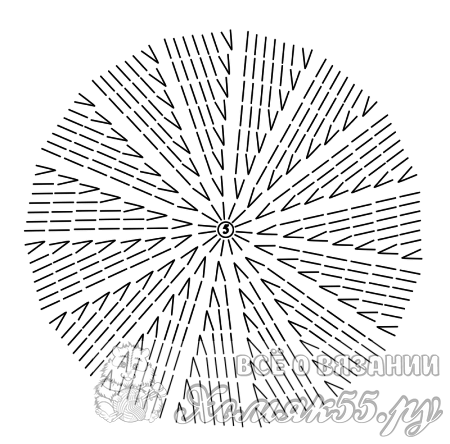 Шляпка, связанная крючком