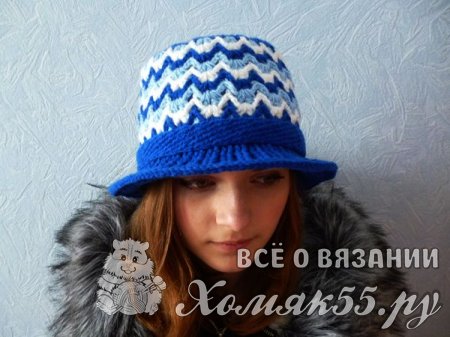 Шляпка, связанная крючком