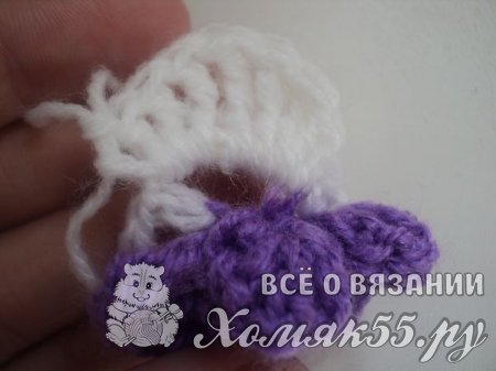 Закладка вязаная крючком