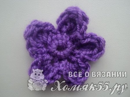Закладка вязаная крючком