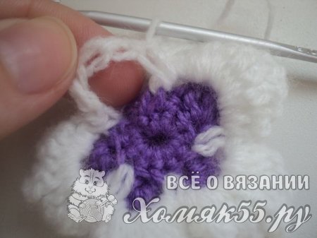 Закладка вязаная крючком
