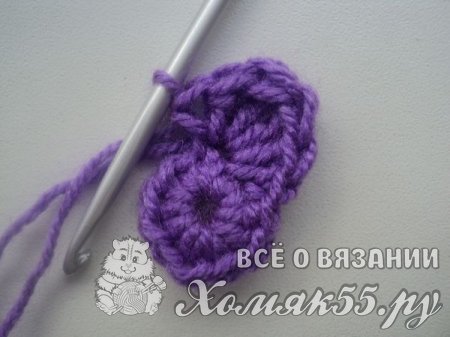 Закладка вязаная крючком