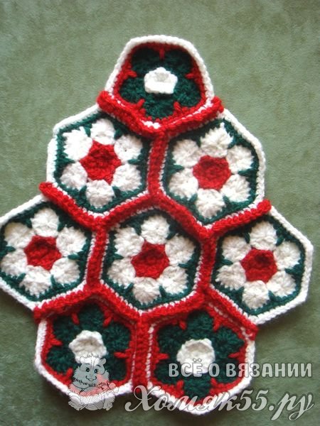 Сова крючком из африканских мотивов