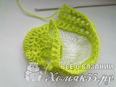 Летние пинетки крючком