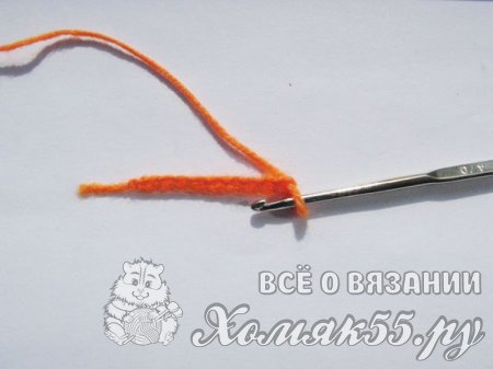 Вязаная корзинка