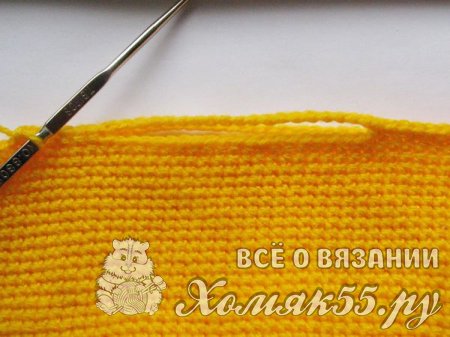Вязаная корзинка