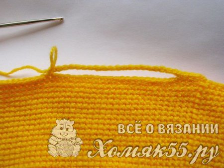 Вязаная корзинка