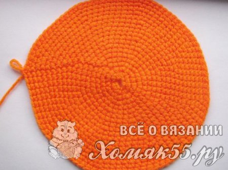 Вязаная корзинка