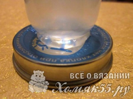 Свадебный подсвечник крючком