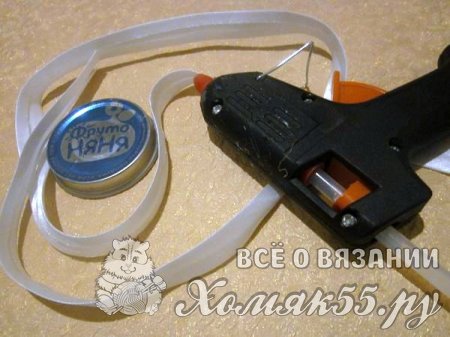 Свадебный подсвечник крючком