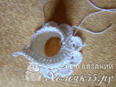 Свадебный подсвечник крючком