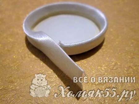 Свадебный подсвечник крючком