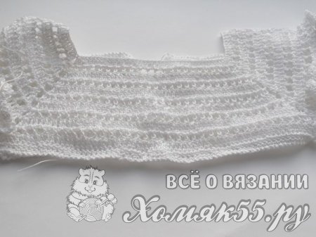 Летний комплект для девочки. Вязание крючком + шитьё