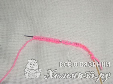 Мастер-класс «Вязаный слюнявчик»