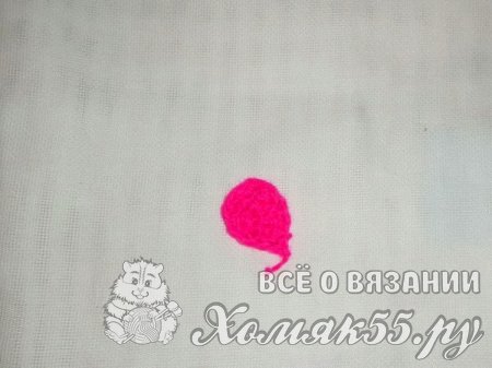 Мастер-класс «Вязаный слюнявчик»
