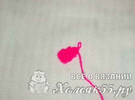Мастер-класс «Вязаный слюнявчик»