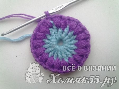 Тапочки из мотивов вязаные крючком