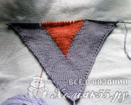 Кухонная прихватка, вязанная спицами