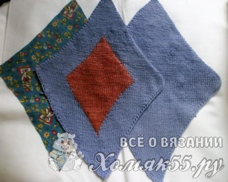 Кухонная прихватка, вязанная спицами