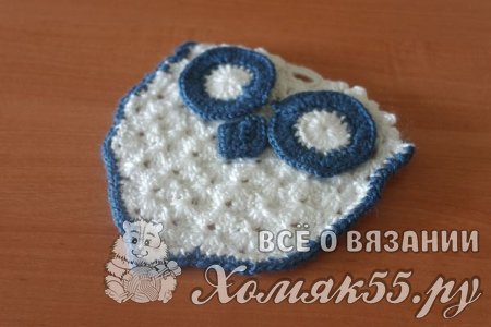Прихватка крючком «Совенок»