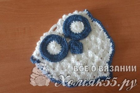 Прихватка крючком «Совенок»