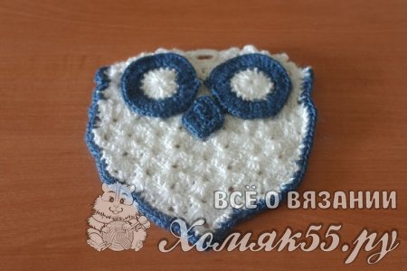 Прихватка крючком «Совенок»