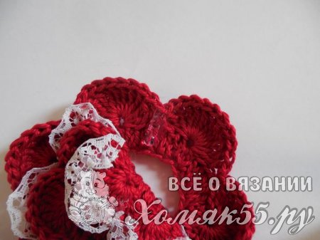 Вязаный крючком цветок