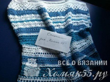 Летний топ крючком