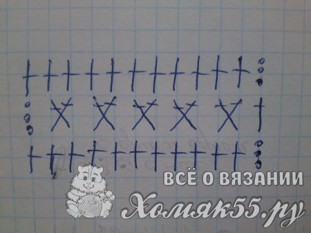 Летний топ крючком