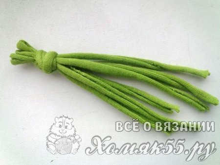 Сумка крючком из трикотажной пряжи