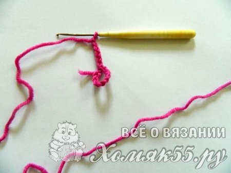 Объемный цветок крючком