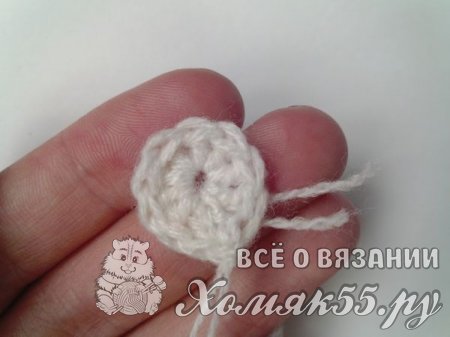 Закладка для книги крючком
