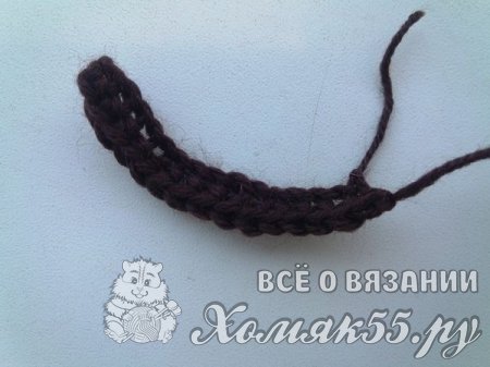 Пенал крючком «Котик»