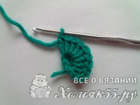 Ёлочка крючком. Схема вязания