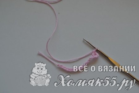 Повязка для девочки крючком