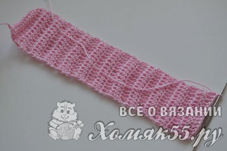 Повязка для девочки крючком