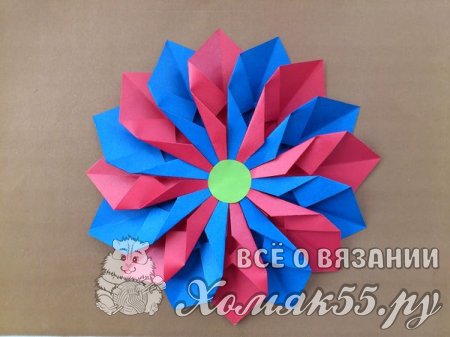 Снежинка из бумаги своими руками