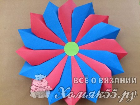 Снежинка из бумаги своими руками