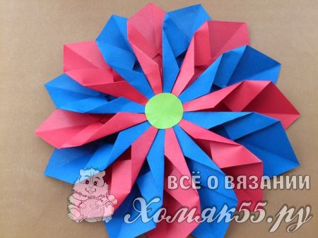Снежинка из бумаги своими руками